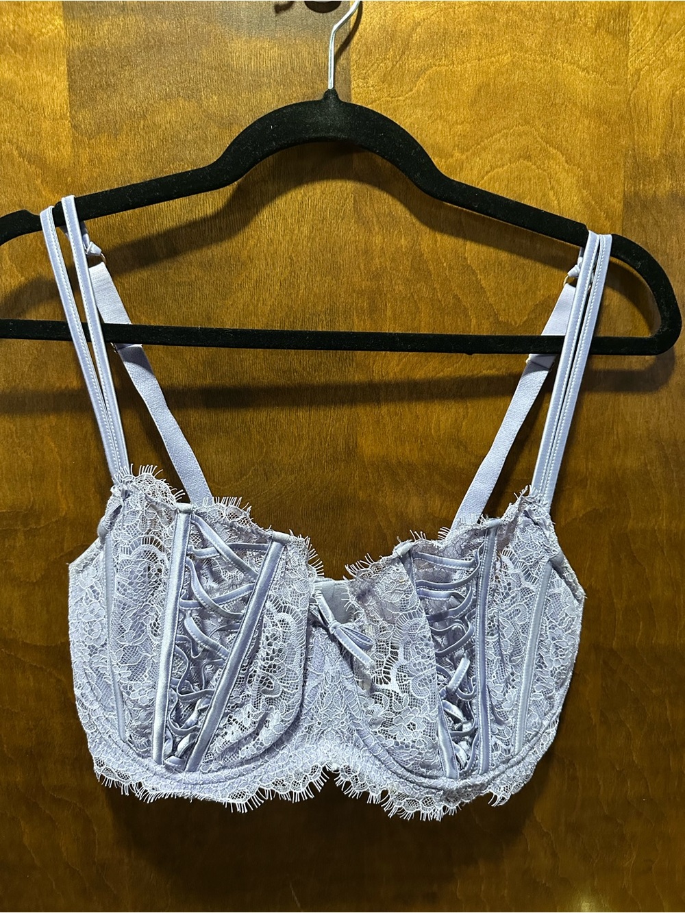 Victoria's Secret Dream Angels Push-up without Padding Lavender Lace Bra 36DDD
